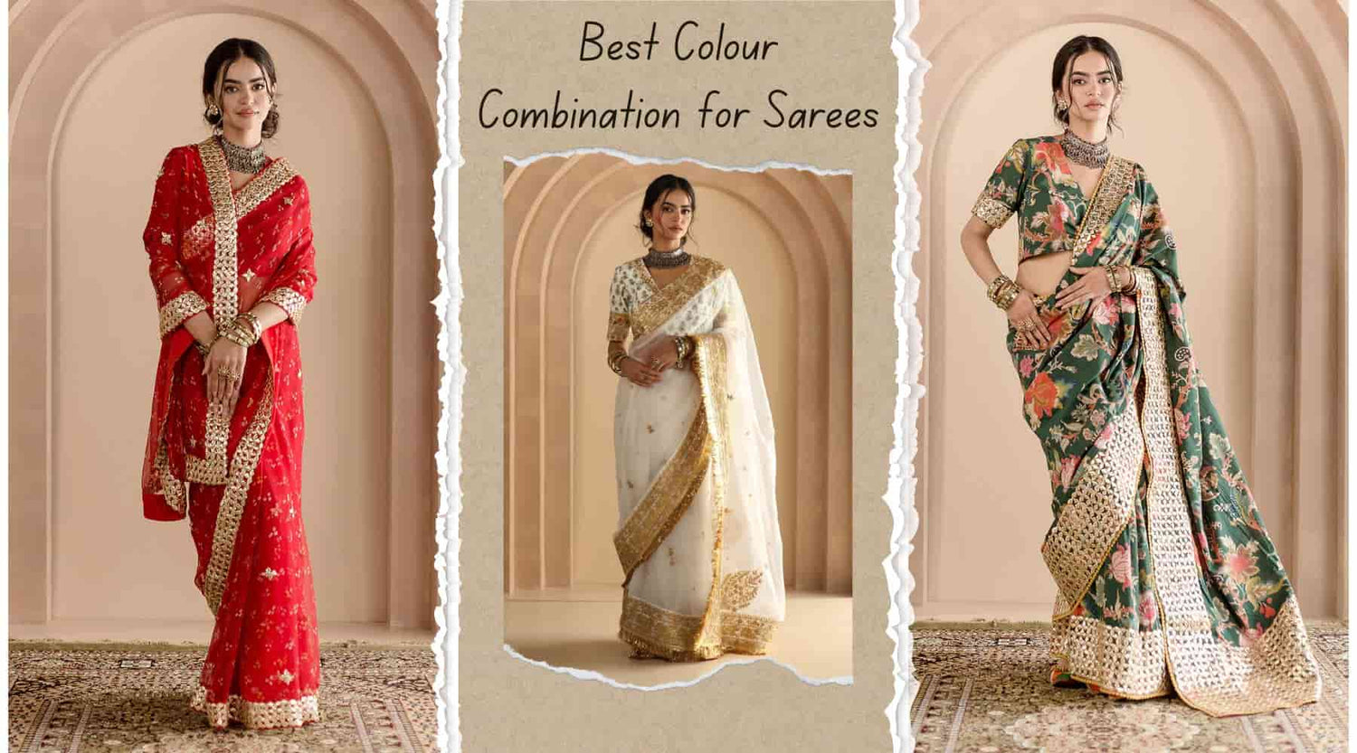 Best Colour Combination for Sarees