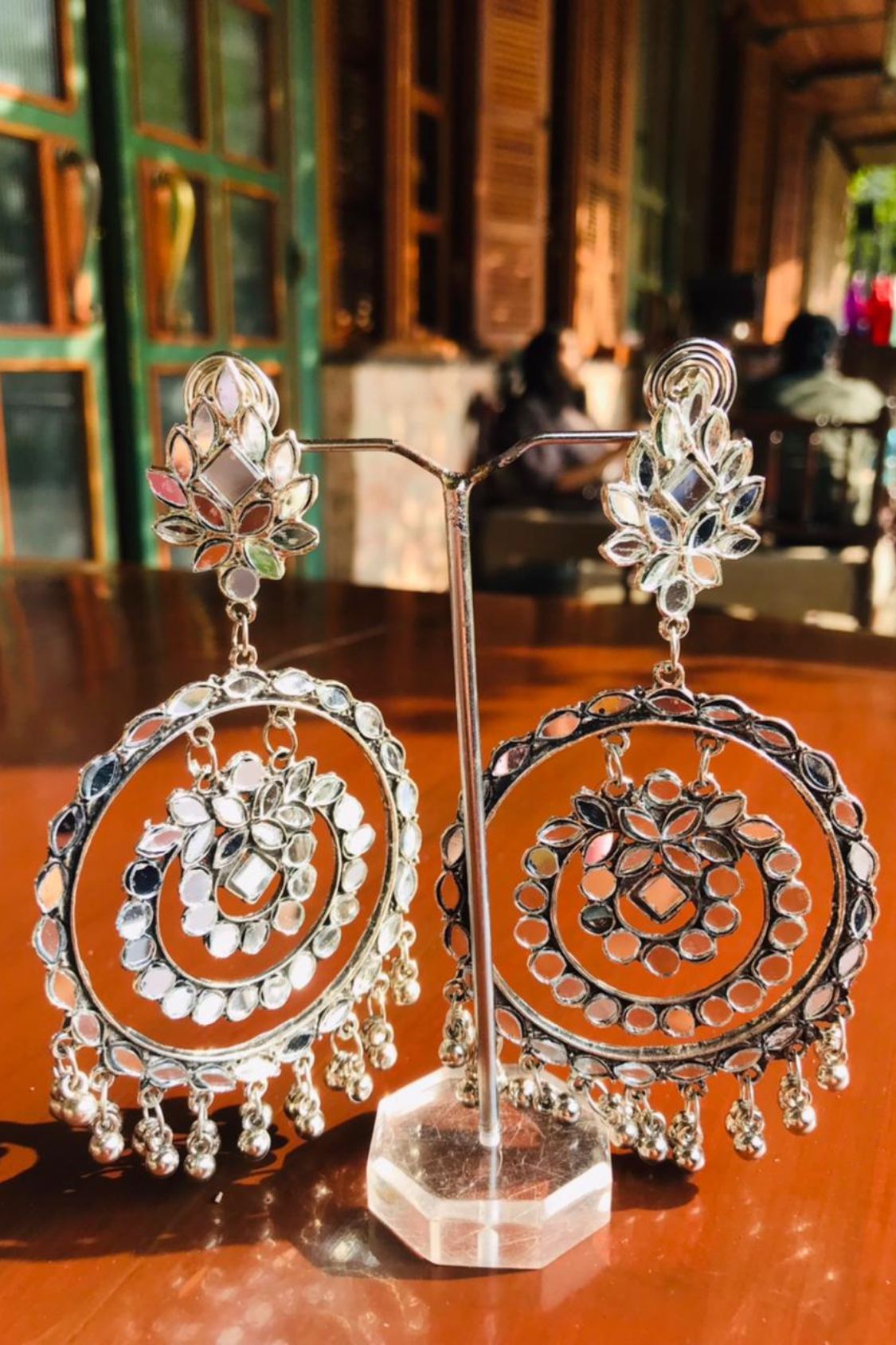 Ethnic Chandbali Earrings | Shop Chandbali Earrings Silver Style