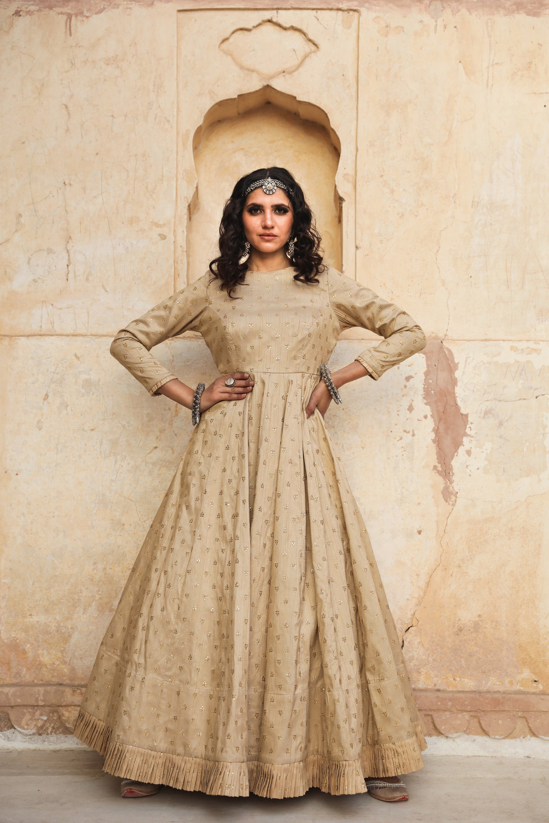 Daulat Beige Gown