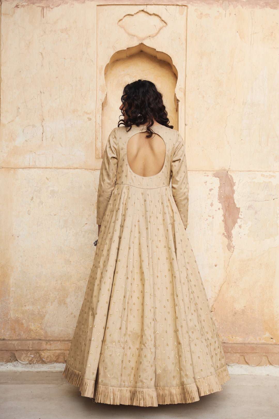 Daulat Beige Gown