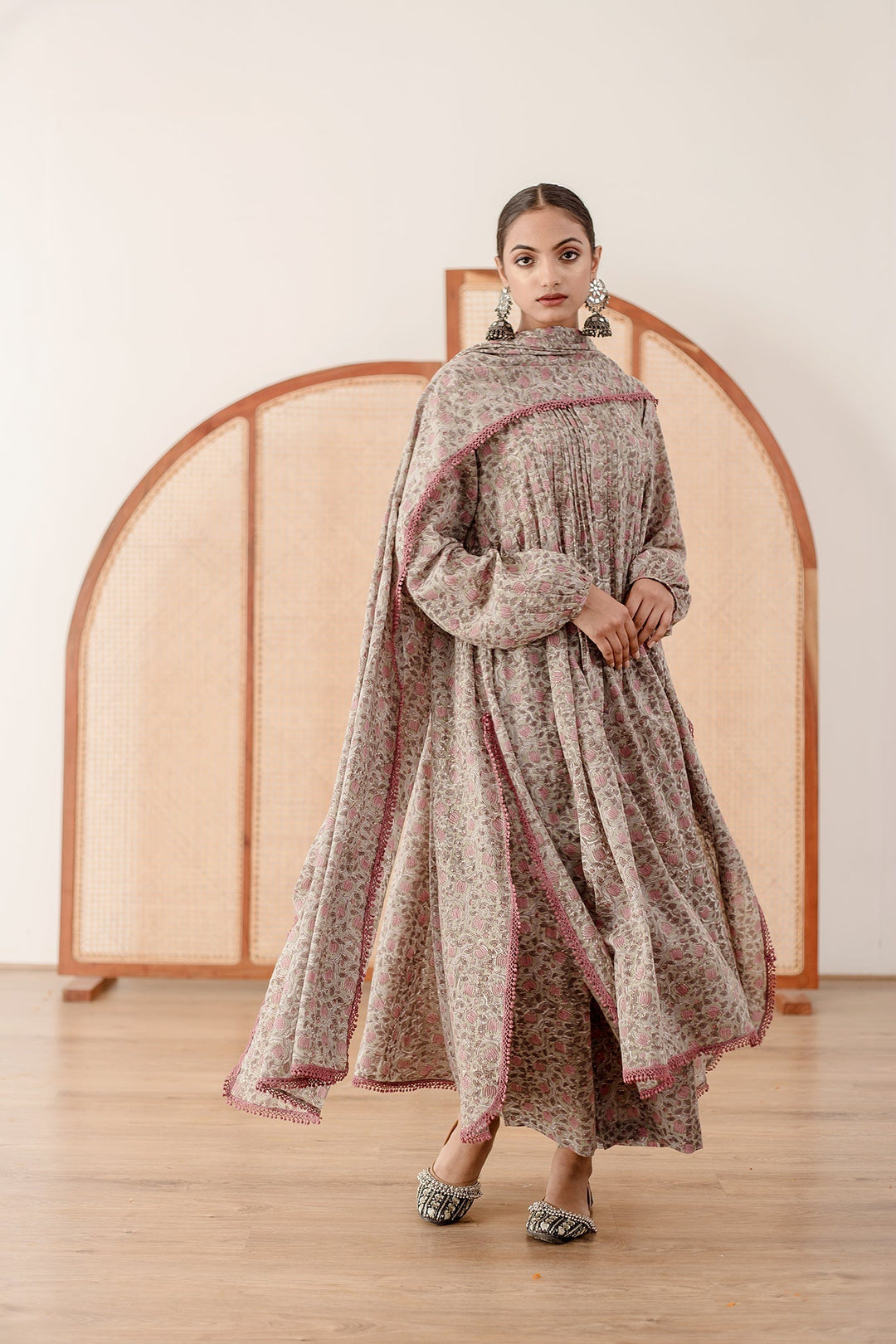 ABAYA GREEN SET Gulabo Jaipur