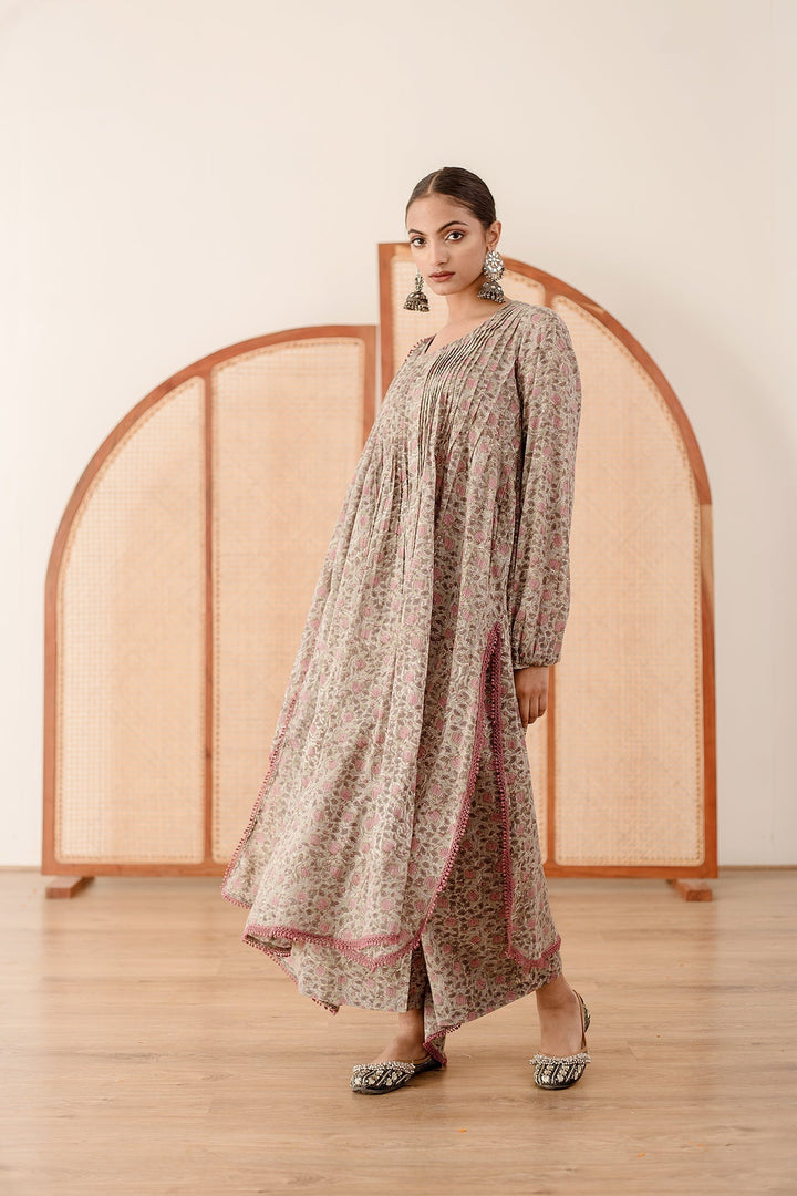 ABAYA GREEN SET Gulabo Jaipur