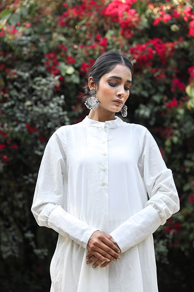 GITA WHITE KURTA SET Gulabo Jaipur