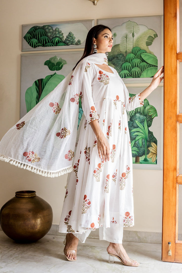 Karishma Kapoor in Shyra Cream Set Gulabo Jaipur