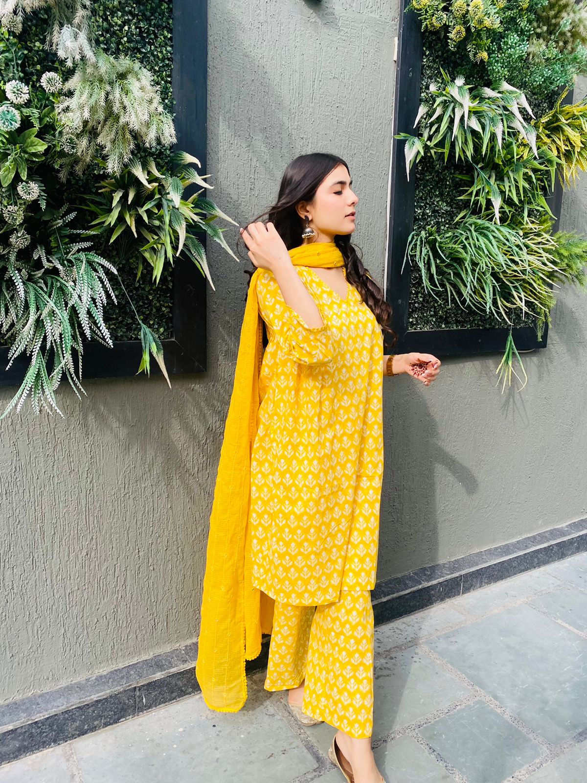 ANJULI YELLOW SET Gulabo Jaipur