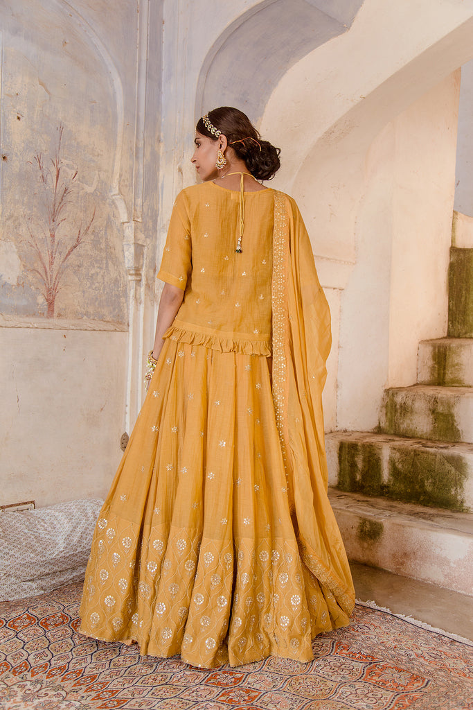 Heer Beige Lehenga Gulabo Jaipur