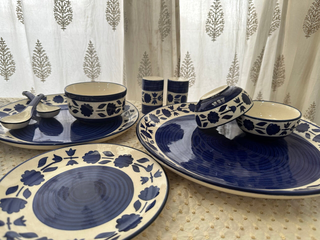 Night Blue Dinner Set