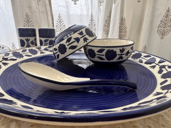 Night Blue Dinner Set