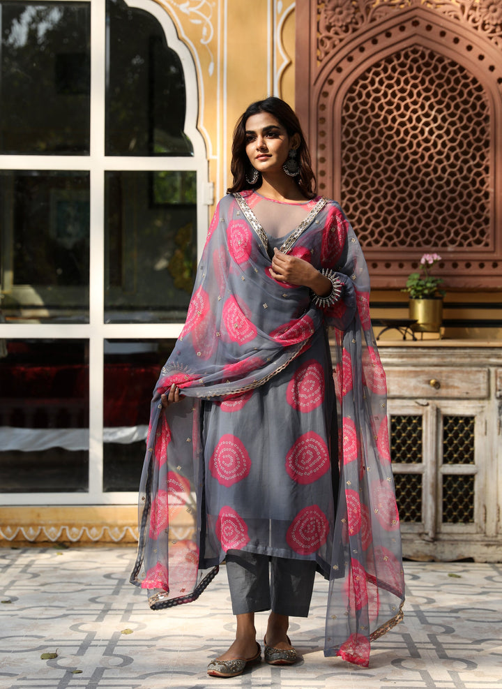 MINAL GREY SET Gulabo Jaipur