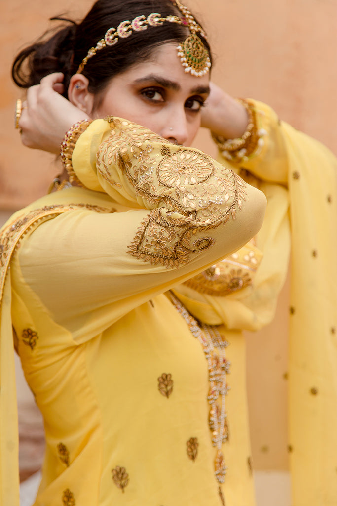 Yellow And Red Designer Wedding Lehenga Choli | Thing 1