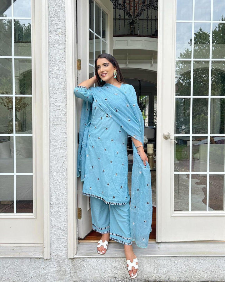 PANCHI BLUE SET Gulabo Jaipur