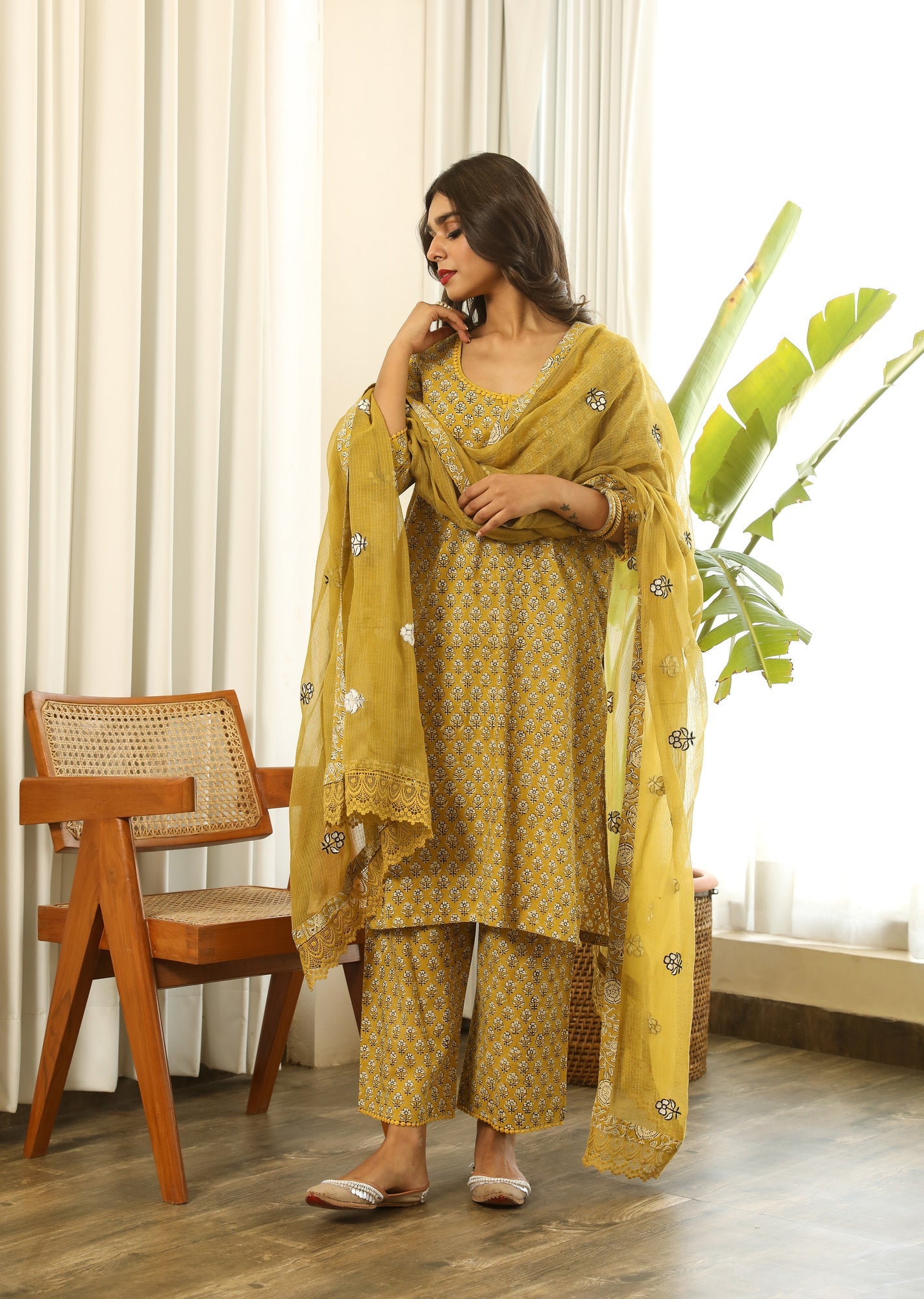 REKHA YELLOW SET Gulabo Jaipur