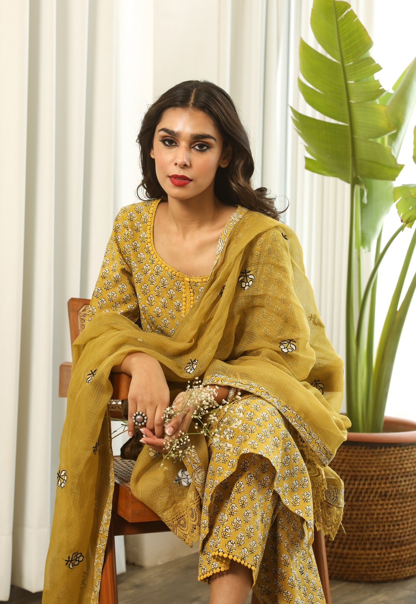 REKHA YELLOW SET Gulabo Jaipur