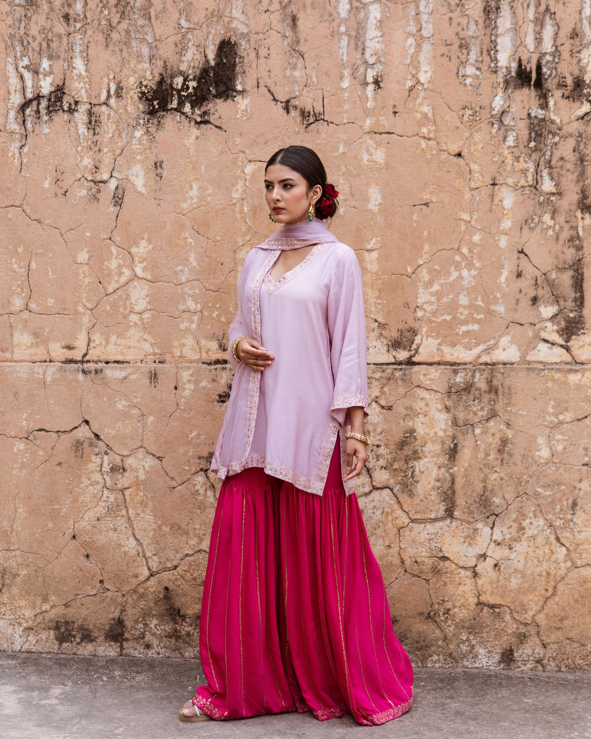 UMRAO PINK SET Gulabo Jaipur