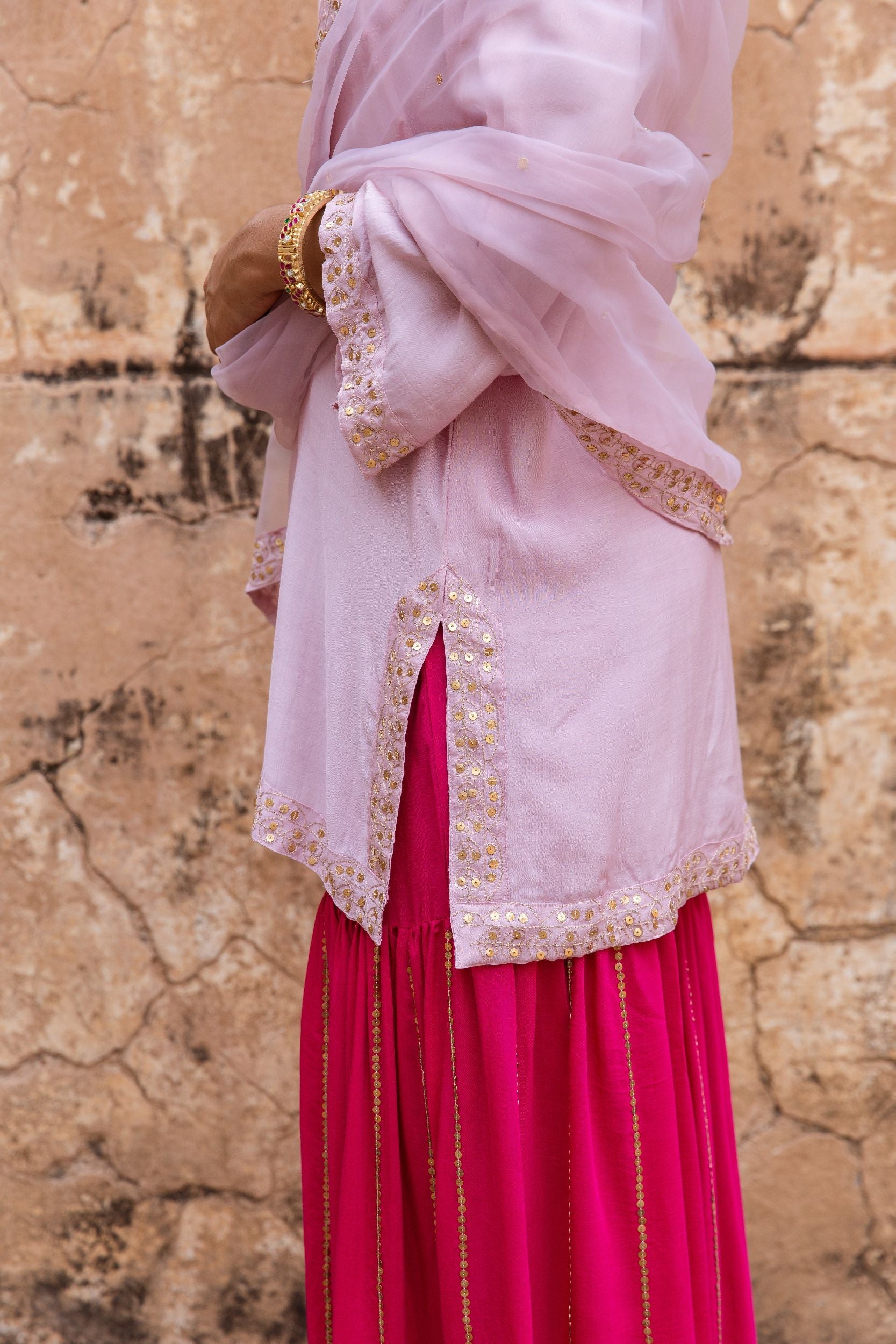 UMRAO PINK SET Gulabo Jaipur