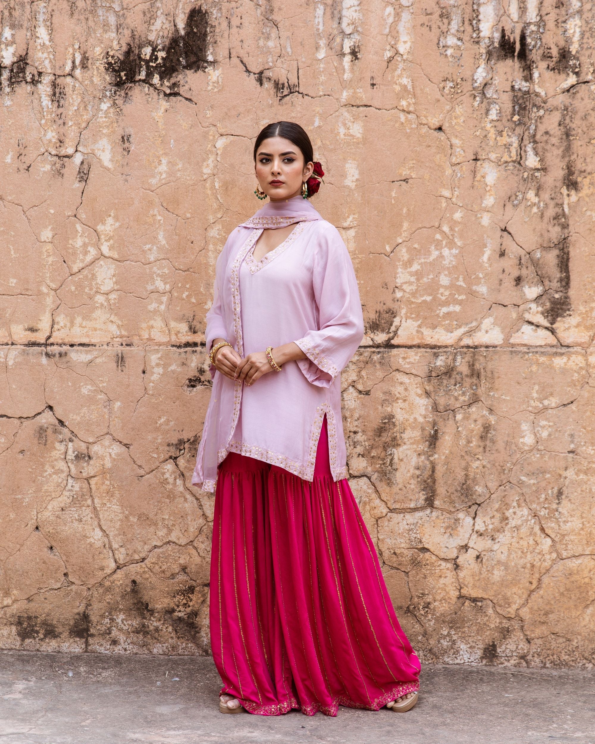 UMRAO PINK SET Gulabo Jaipur